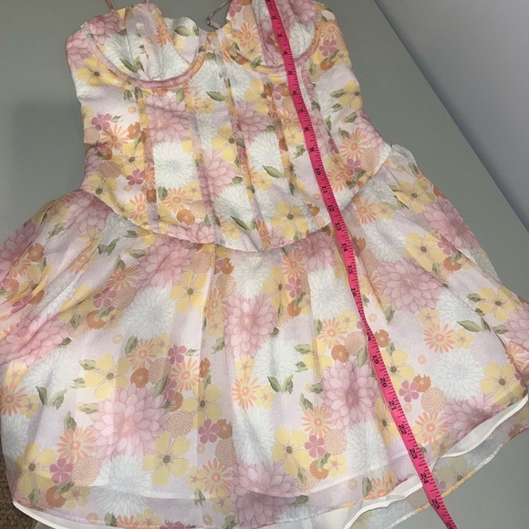 NWOT For Love And Lemons Carrie Floral Dress- Small - Picture 8 of 10